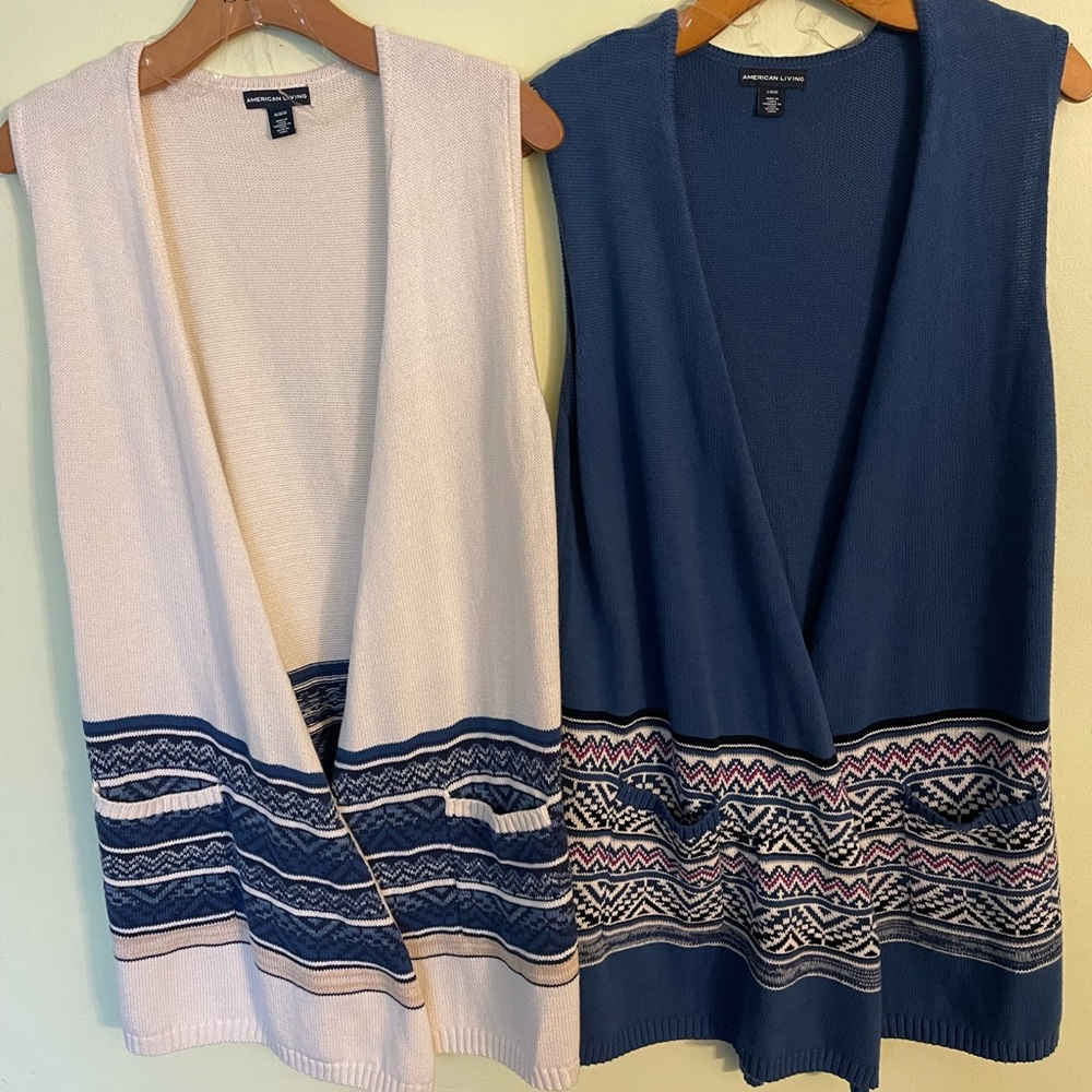 Bundle Deal: Two Women’s Sweater Vest.